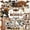 brown, variant on KISPATTI My First Rodeo Birthday Party Decorations Kit for Boys, Western Cowboy Balloon Arch Set with Backdrop, Banner, Tablecloth, Cake Topper and 125 Balloons