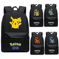 thumbnail image 2 of Pokemon Pikachu Mochila Anime Squirtle Gengar Charmander Gran capacidad Laptop Student School Bag Mochila Bolsas de viaje Regalos hola suerte unisex, 2 of 2