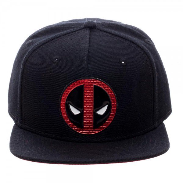 Deadpool Baseball Cap Marvel Deadpool Chrome Weld Snapback New