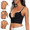 thumbnail image 2 of Low Back Bras For Women-seamless Deep U Plunge Backless Bras Convertible Multiway Low Cut Open Back Bra Halter Bras, 2 of 5