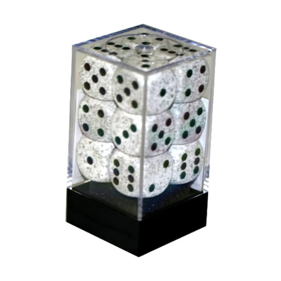 Chessex DND Dice Set - Chessex D&D Dice - 16mm Speckled Artic Camo Plastic Polyhedral Dice Set-Dungeons and Dragons Dice ludes 12 Dice – D6, Various (CHX25711)