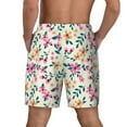 thumbnail image 4 of Balery Cute Flower Mens Swim Trunks Swim Shorts for Men Quick Dry Inseam Beach Shorts with Compression Liner Pocket-Medium, 4 of 9