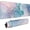 Marble Texture Abstract Fluid Art, variant on Marble XL Large Gaming Mouse Pad, Waterproof Non-slip Extended Cute Gifts Full Desk Mousepad Desktop Mat, Stitched Edges Big Long Deskmat for Laptop, Keyboard, Computer for Women Office, 31.5*11.8 In