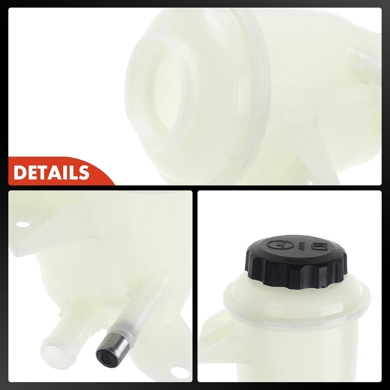 A-Premium Power Steering Reservoir/Tank with Cap Compatible with Chevy Aveo 2009-2011, Aveo5 2009-2011 & Pontiac G3 Wave 2009, L4 1.6L