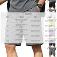 thumbnail image 4 of Men's Casual Sporty Shorts Elastic Waist Polyester, Cargo Workout Joggers, Multi-Pockets Straight Leg, Quick Dry Lightweight Breathable, Gym Running Hiking Daily Wear, Summer, 4 of 9