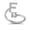 F, variant on 26 Letter English Rings Jewelry