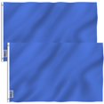 thumbnail image 1 of Anley Fly Breeze 3x5 Foot Solid Blue Flag - Plain Blue Flags Polyester ( 2- Pack), 1 of 6