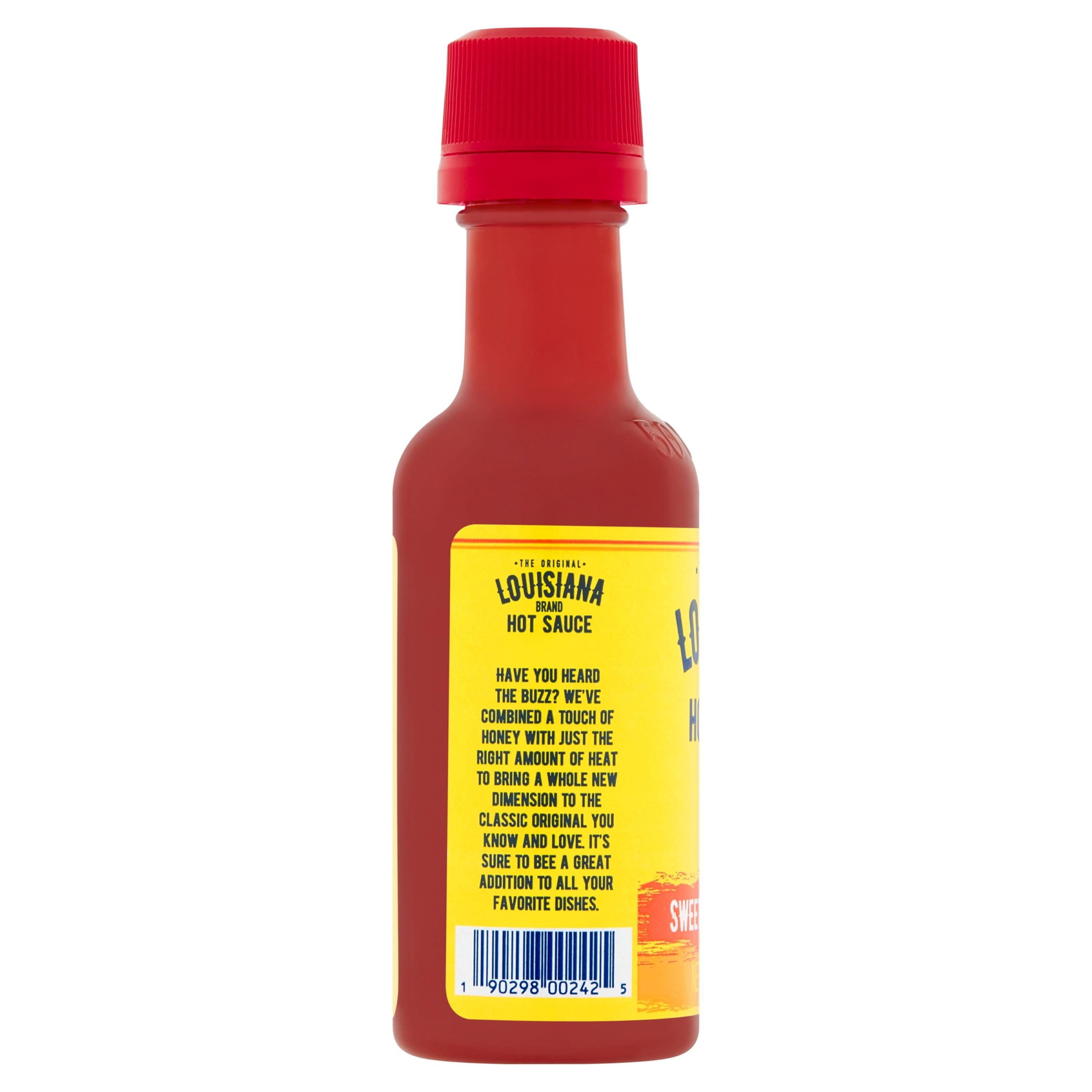 Louisiana Hot Sauce Sweet Heat with Honey Mini Bottle, 1.6 oz Bottle