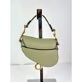 thumbnail image 2 of Pre-Owned Christian Dior Goatskin Light Green Micro Saddle Bag with Strap, 2 of 2