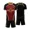 YHTZ4737, variant on Blue Lock Anime Jersey Futsal Pattern Vl Replika Bastard Munich Men Short Sleeve Shorts Set Women's Street Casual Sports T Shirt