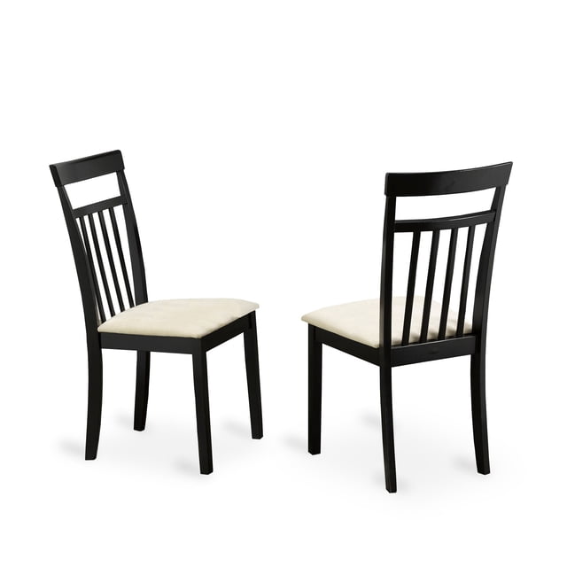 Hamuq Chaises Traditionnelles en Lin Beige, Ensemble de 2