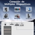 thumbnail image 3 of Proyector con WiFi y Bluetooth 5.2, compatible con Android 4K 1080P con HDMI para Cine en Casa, Copa del Mundo, Dormitorio y Exteriores, 3 of 7
