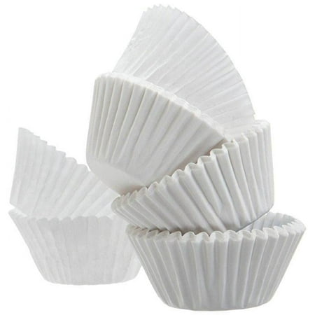 Decony White Standard Cupcake Liners, 4.5 in., 500 ct.