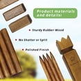 thumbnail image 2 of Set para exteriores Kubb Yard Game SunNordic Rubber Wood, 2 of 7