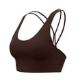 thumbnail image 2 of PInxai Womens Bras No Wirefree Spaghetti Straps Racerback Sports Bras Breathable Quickly Dry Athletic Yoga Bralette, 2 of 5
