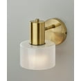 thumbnail image 3 of Adesso 8" Rhodes Wall Lamp, Antique Brass, 3 of 4