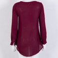 thumbnail image 3 of Mode Femmes Manches Longues Blouse Décontractée Tops T-Shirt d'Été, 3 of 3