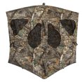 thumbnail image 3 of Ameristep Silent Brickhouse 3 Person Ground Hunting Concealment Blind, Real Tree, 3 of 7