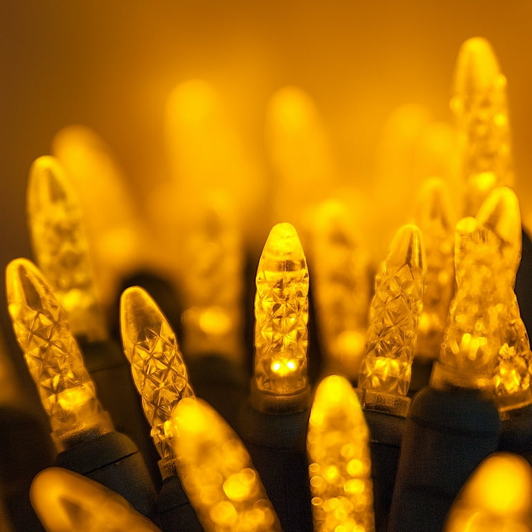 Gold led on sale christmas lights