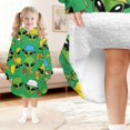 thumbnail image 6 of Alien and Pizza Bright Green Pattern Lamb Fleece Blanket Hoodies for Teens ,Teens Oversize Sherpa Wearable Hooded Blanket Sweatshirt with Super Pockets, 6 of 6