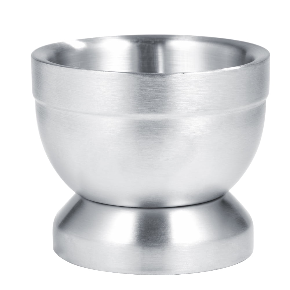 Tebru Garlic Grinding Bowl, Mixing Grinding Bowl,Stainless Steel Mortar