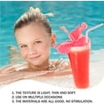 thumbnail image 6 of NOGIS 300pcs Plastic Drinking Straws, Flexible Straws, 8" Long, Stripes Multiple Colors Straws,Suitable For Various Drinks, Juice, Milk, Tea, Cocktails, Parties, Daily Use (300pcs), 6 of 7