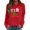 Red-1, variant on Christmas Sweatshirt for Men Women Long Sleeve Loose Casual Crewneck Pullover Sweatshirts for Couples