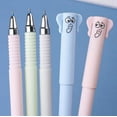 thumbnail image 4 of SLYNSHome Animal Gel Ink Pens,4 Pieces Cute Cartoon Ballpoint Rollerball Erasable Friction Pens Office Supplies, 4 of 7