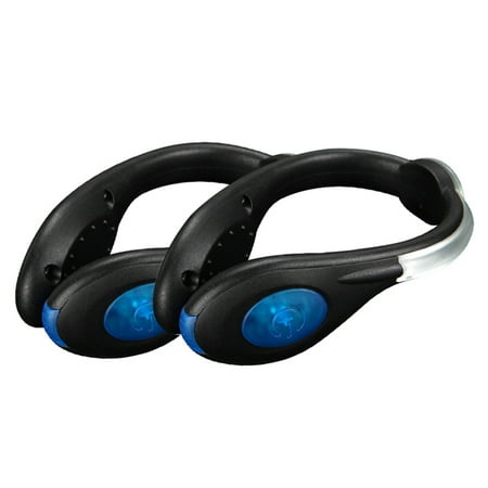 

Gongxipen 2pcs LED Shoe Clip Lights Safety Night Running Gear Flash Strobe Night Running Lamp for Runners Joggers Bikers Walkers (Blue)