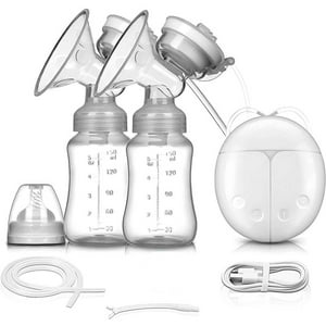 Medela Extractor de leche | Swing Maxi Double Electric | Extractor de leche  portátil | USB-C recargable | Bluetooth | Sistema cerrado | con bolsa de