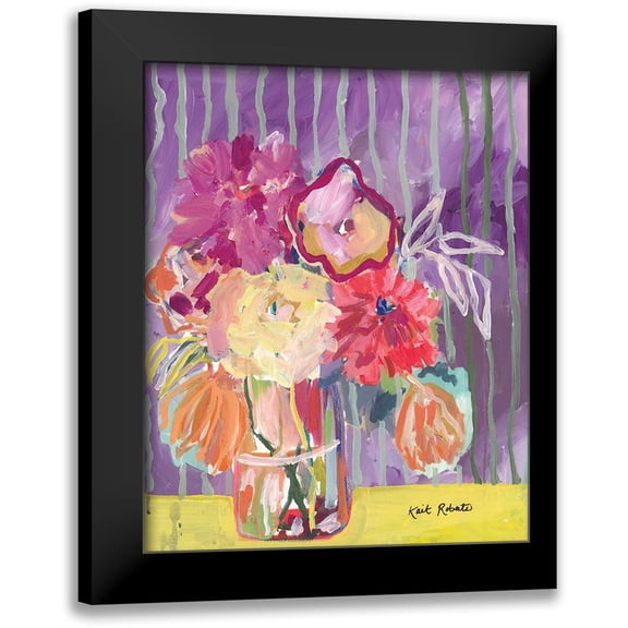 Roberts, Kait 12x14 Black Modern Framed Museum Art Print Titled - Unexpected Gift