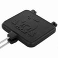 thumbnail image 5 of Panini Press Sandwich Machine Aluminum Alloy Double Sided Heating Nonstick Grilled Sandwich Breakfast Maker with Handle, 5 of 5