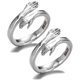 thumbnail image 1 of Couple Hug Ring, 925 Sterling Silver Huging Ring For Couple Women Girls Jewelry, 1 of 3