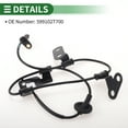 thumbnail image 5 of Unique Bargains ABS Wheel Speed Sensor ABS Sensor Anti-lock Braking System Sensor No.599102T700 for Kia Optima 2013-2015 1 Pc Rear Left, 5 of 7