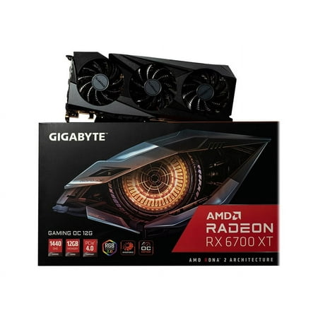 GIGABYTE - AMD Radeon RX 6700 XT GAMING OC 12GB GDDR6 PCI Express 4.0 Gaming Graphics Card