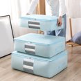 thumbnail image 3 of Quilt Storage Bags Dustproof Foldable Non Woven Fabric Breathable Thicken Clothes Organizer for Home, 3 of 8