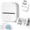 thumbnail image 1 of LNGOOR Print Pod  Print Pods Mini Printer  Pocket Mini Printer  Mini Pocket Sticker Printer Inkless Sticker Printer for DIY Scrapbook  Fast Printing Portable Mini Thermal Printer (Full Gr, 1 of 8