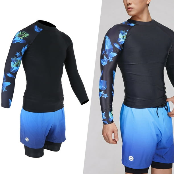 Playera Trajes De BaÃ±o Para Hombres Manga Larga Playeras Trajes