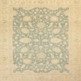 thumbnail image 1 of Ahgly Company Indoor Square Abstract Brown Gold Oriental Area Rugs, 7' Square, 1 of 6