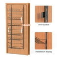 thumbnail image 6 of Bextsrack Door Rack Adjustable 6 Baskets Closet Organizer Hanging Spice Space Saver-(Black), 6 of 7