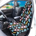 thumbnail image 3 of XYZCANDO Dragonfly & Diamond Print Car Seat Towel Cover - Waterproof Sweatproof Protector | Universal Fit for Cars, SUVs, Trucks | Moisture-Wicking Microfiber, 3 of 7