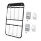 thumbnail image 5 of Organizador de pared con soporte para pajitas y gancho para colgar en la puerta, ideal para dormitorio. claro, 5 of 9