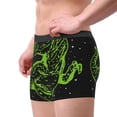 thumbnail image 2 of Fuzoiu DINOSAUR IN SPACE Print Men's Ultra Breathable Underwear,No Riding Up Boxer Briefs with ComfortFlexible Waistband-XX-Large, 2 of 5
