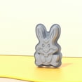 thumbnail image 2 of Gytml Silicone Bunny Cake Mold Baking Pan, Heat-Resistant Easter Bunny Shaped Cake Pan, Non-Stick Easy To Unmold 3D Rabbit Baking Molds For Easter Holiday Parties B-19cm, 2 of 7
