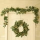 thumbnail image 4 of 6.5ft Faux rubyptus Garland Artificial Greenery Leaves hebras hecho colgante planta boda jardín decoración de la de la BLESIY Vides de eucalipto verde, 4 of 7