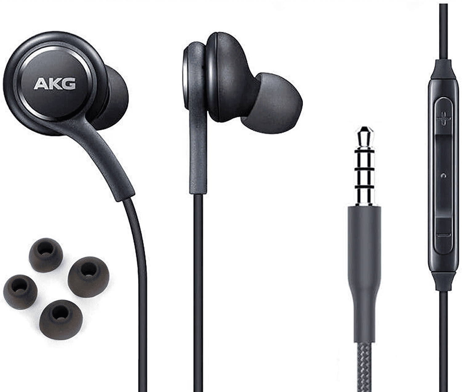 Oem Urbanx Corded Stereo Headphones For Samsung Galaxy J2 Pro 16 Akg Tuned With Microphone And Volume Buttons Grey Walmart Com Walmart Com