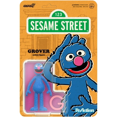 Super7 - Sesame Street - ReAction Figures Wv5 - Grover