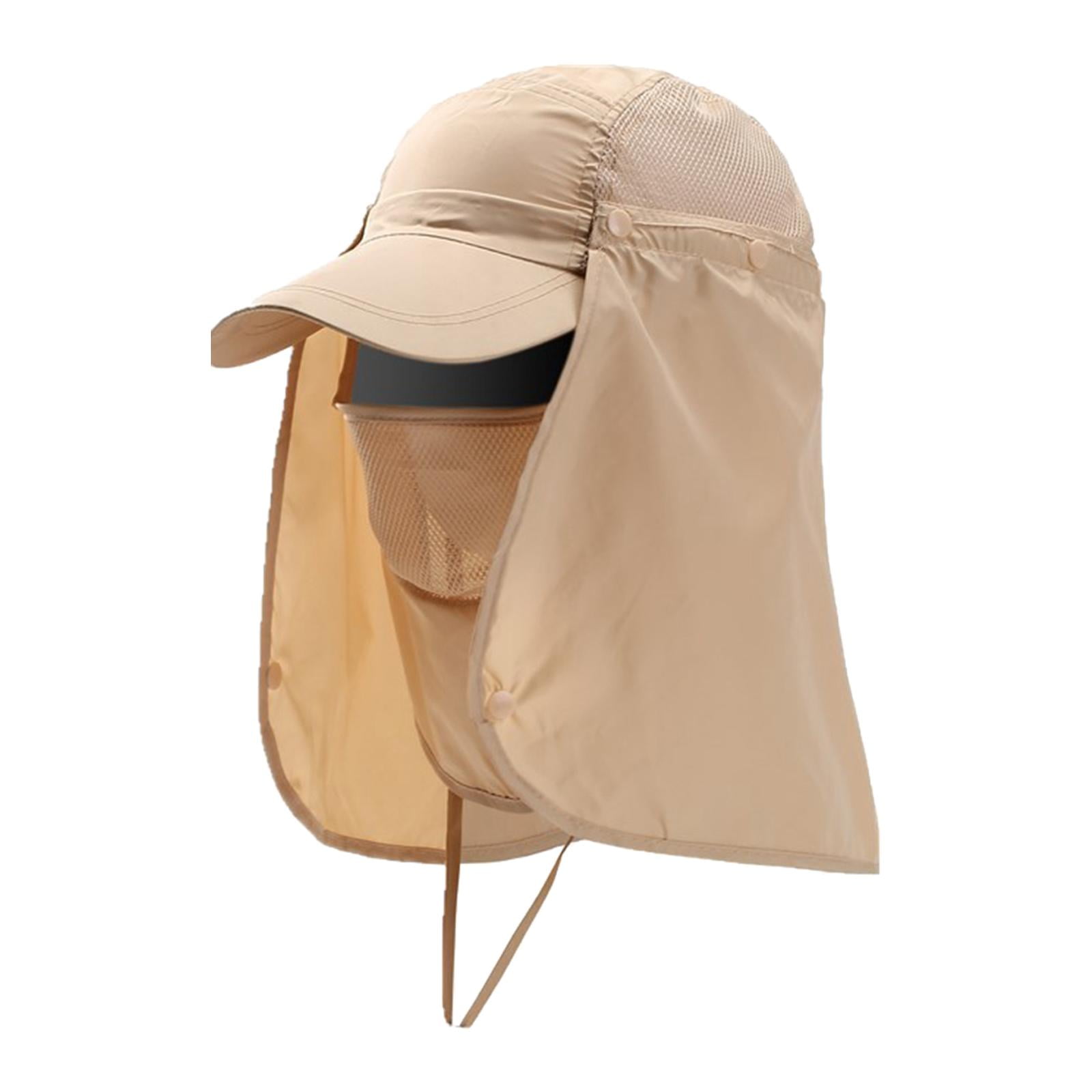 Fishing Hat with Neck Face Flap Sunshade Baseball Cap Breathable for