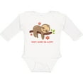 thumbnail image 3 of Inktastic Don't Hurry Sloth Girls Long Sleeve Baby Bodysuit, 3 of 5