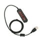 thumbnail image 4 of Adaptador de cable USB QD con conector H901 y volumen ajustable para auriculares de centro de llamadas de 3,5 mm para equipos con auriculares rojos, 4 of 5